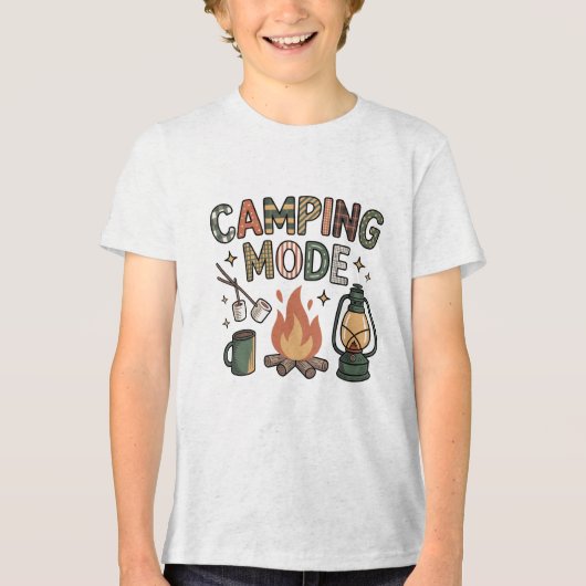 T-shirt En Tri-matière Mode Camping (Recto)