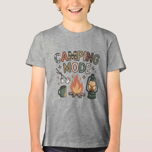 T-shirt En Tri-matière Mode camping (Recto)