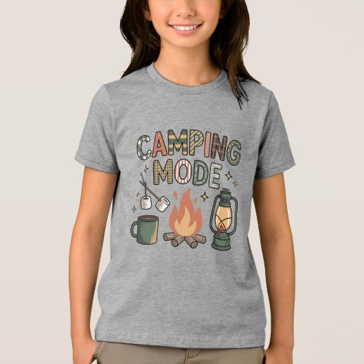 T-shirt En Tri-matière Mode camping (Recto)