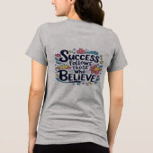 T-shirt En Tri-matière mode design marche et bonté T-shirt (Verso)