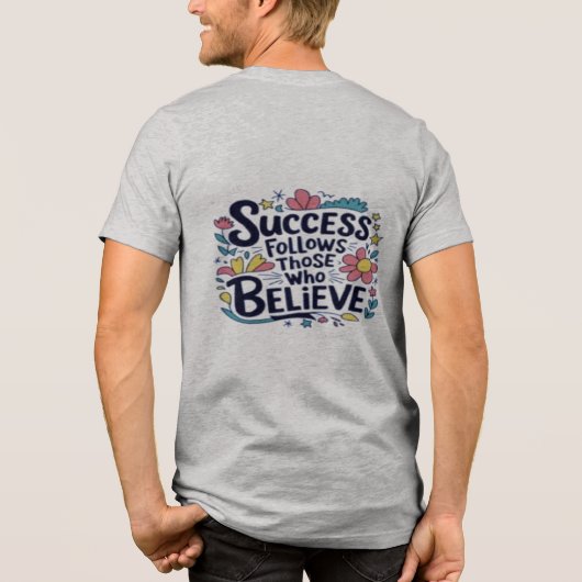 T-shirt En Tri-matière mode design marche et bonté T-shirt (Verso)