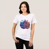 T-shirt En Tri-matière Mode Féminine (Recto plein)