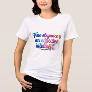 T-shirt En Tri-matière Mode Féminine