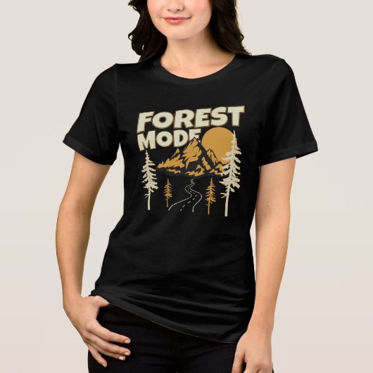 T-shirt En Tri-matière mode forêt CD (Recto)