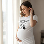 T-shirt En Tri-matière "Mode Grossesse Activé" Annonce de Bébé | Maternit
