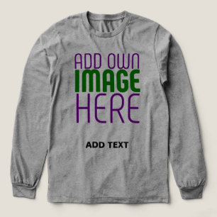 T-SHIRT EN TRI-MATIÈRE MODELE DE TEXTE D'IMAGE SIMPLE ÉDITABLE MODERNE