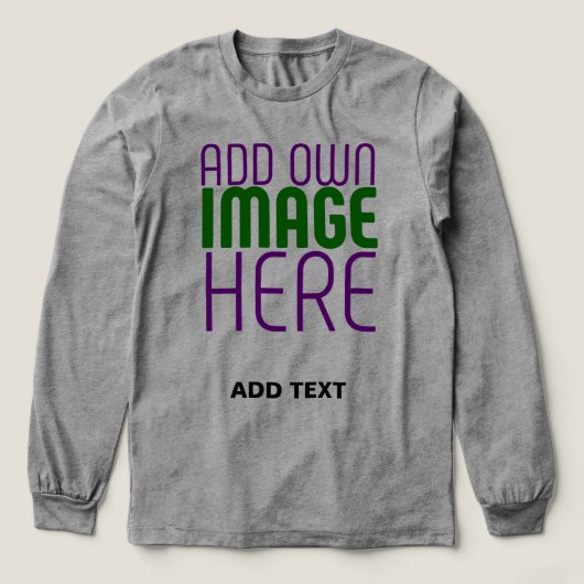 T-SHIRT EN TRI-MATIÈRE MODELE DE TEXTE D'IMAGE SIMPLE ÉDITABLE MODERNE (Motif devant)