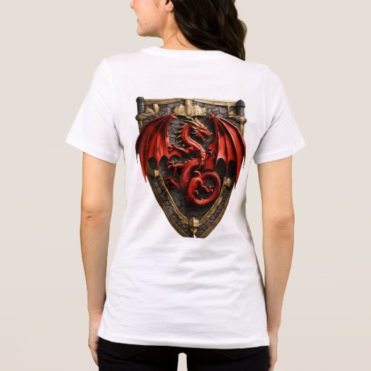 T-shirt En Tri-matière ModeMuse – Statement Print Women’s Tee (Verso)