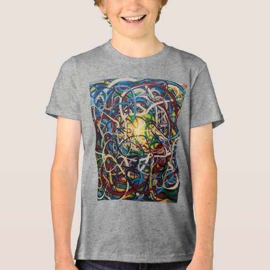 T-shirt En Tri-matière Modern Fashion (Recto)