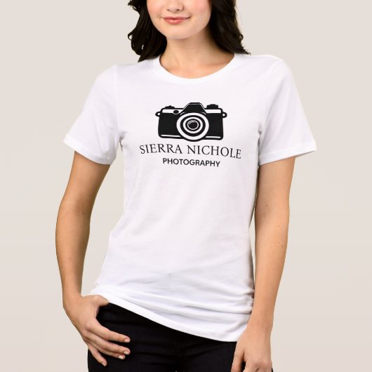 T-shirt En Tri-matière Modern Photography Camera Black (Recto)