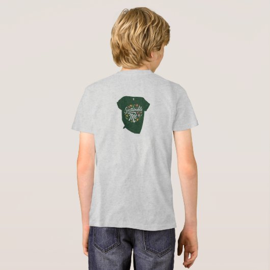 T-shirt En Tri-matière Moi durable : adopter un mode de vie écologique (Verso intégral)