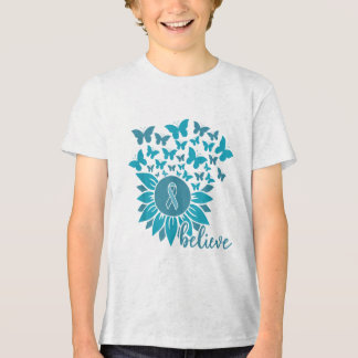 T-shirt En Tri-matière Mois de sensibilisation Ual Ault Croire Sunflower 