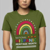T-shirt En Tri-matière Mois du patrimoine hispanique Boho Arc-en-ciel et 