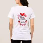 T-shirt En Tri-matière Mom is everything (Verso)