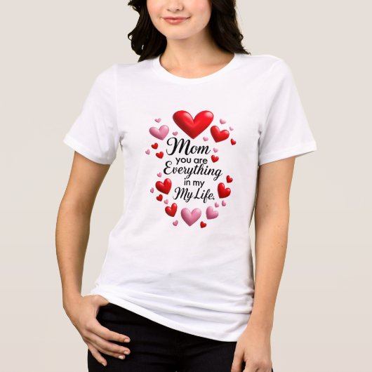 T-shirt En Tri-matière Mom is everything (Recto)
