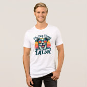 T-shirt En Tri-matière Mon chien pense que je suis Cool (Recto plein)