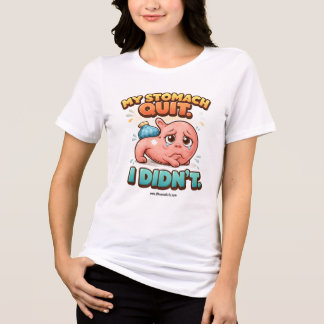 T-shirt En Tri-matière Mon estomac a lâché. Je ne l'ai pas fait.