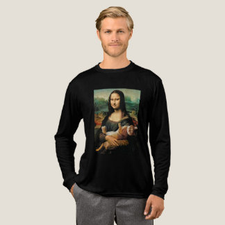 T-shirt En Tri-matière Mona Lisa holding a Cat