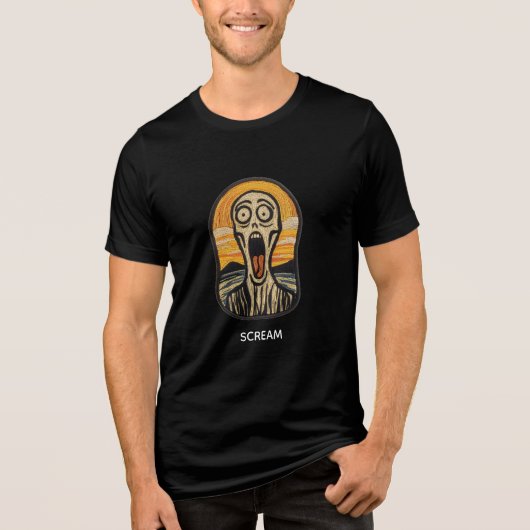 T-shirt En Tri-matière MONCH THE SCREAM T-Shirt (Recto)