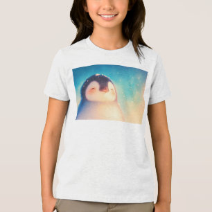 T-shirt En Tri-matière Monde hivernal du bébé manchot