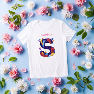 T-shirt En Tri-matière Monogramme - Lettre S Cadeau d'anniversaire artist