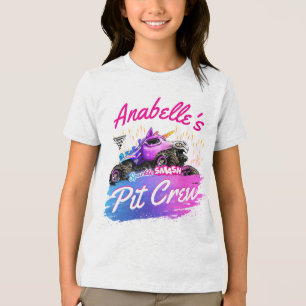 T-shirt En Tri-matière Monster Jam - Équipe de fosse Sparkle Smash