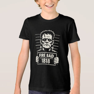 T-shirt En Tri-matière Monstre Couturé - Mugshot Feu Mauvais 1818