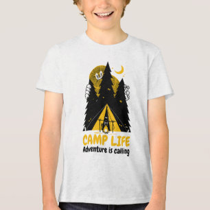 T-shirt En Tri-matière Monstre de camping drôle – Aventure de la vie en c