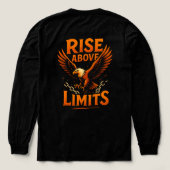 T-shirt En Tri-matière Monter au-dessus des limites - T-shirt d'aigle mot (Motif verso)