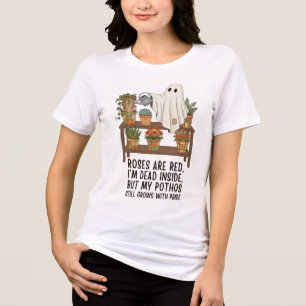 T-shirt En Tri-matière Mort à l'intérieur - Amoureux drôle de plante fant