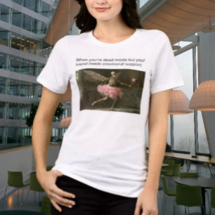 T-shirt En Tri-matière Mort à l'intérieur mais toujours solidaire Squelet