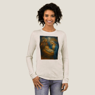 T-shirt En Tri-matière Mosaïque de verre coloré de la Nativité   Sainte F
