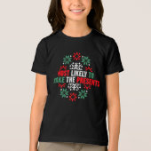 T-shirt En Tri-matière Most Likely to Shake the Presents Christmas Humor (Recto)