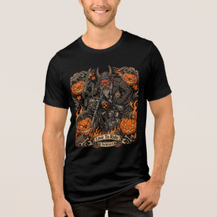 T-shirt En Tri-matière Motard Route 66 Halloween, Varion l pour Vivre pou