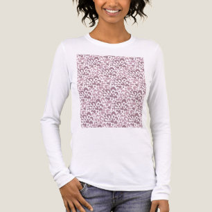 T-shirt En Tri-matière Motif abstrait tacheté marron et beige