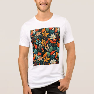 T-shirt En Tri-matière Motif de fleurs exotiques florales