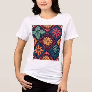 T-shirt En Tri-matière Motif magique Fleurs