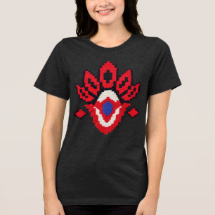 T-shirt En Tri-matière Motif ornemental marocain élégant   Traditionnel 