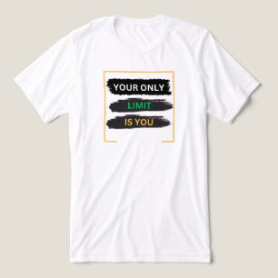T-shirt En Tri-matière Motivational T Shirt Votre Seule Limite Est Vous