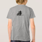 T-shirt En Tri-matière Motorcycle Rider Silhouette – Speed, Freedom & Sty (Verso)