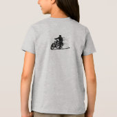 T-shirt En Tri-matière Motorcycle Rider Silhouette – Speed, Freedom & Sty (Verso)