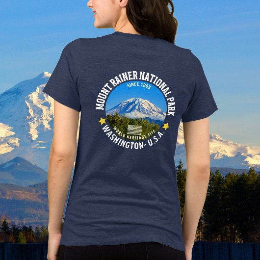 T-shirt En Tri-matière Mount Rainier National Park – Washington