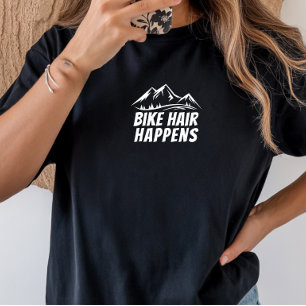 T-shirt En Tri-matière Mountain Bike Girl Ironie blanc