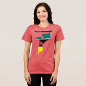 T-shirt En Tri-matière MOZAMBIQUE Spécial Personnalisable Touriste Rouge (Recto plein)