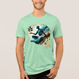 T-shirt En Tri-matière Multidimensions - T-shirt Art Abstrait