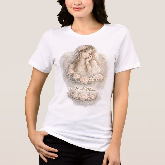 T-shirt En Tri-matière Muse Florale (Recto)
