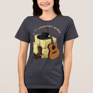 T-shirt En Tri-matière Musique country
