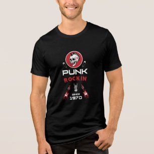 T-shirt En Tri-matière Musique Punk Rock Nostalgie Depuis 1970