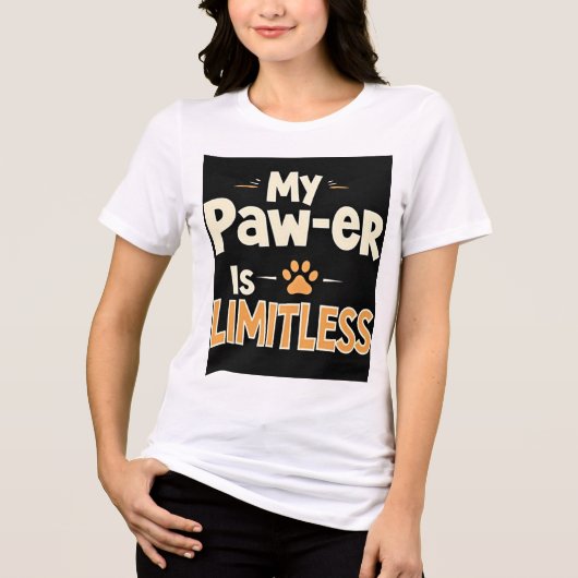 T-shirt En Tri-matière My Paw-er Is Limitless (Recto)
