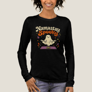 T-shirt En Tri-matière Namastay Fantôme Mignon Yoga Halloween Vintage 
